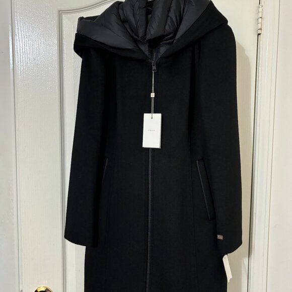 (Sold elsewhere) Soia & Kyo Jessica Wool-Blend Slim-Fit Coat - Picture 4 of 8